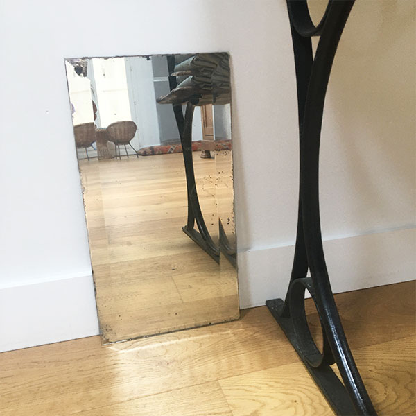 Miroir biseauté rectangulaire style Vintage disponible sur le eshop de Madame M